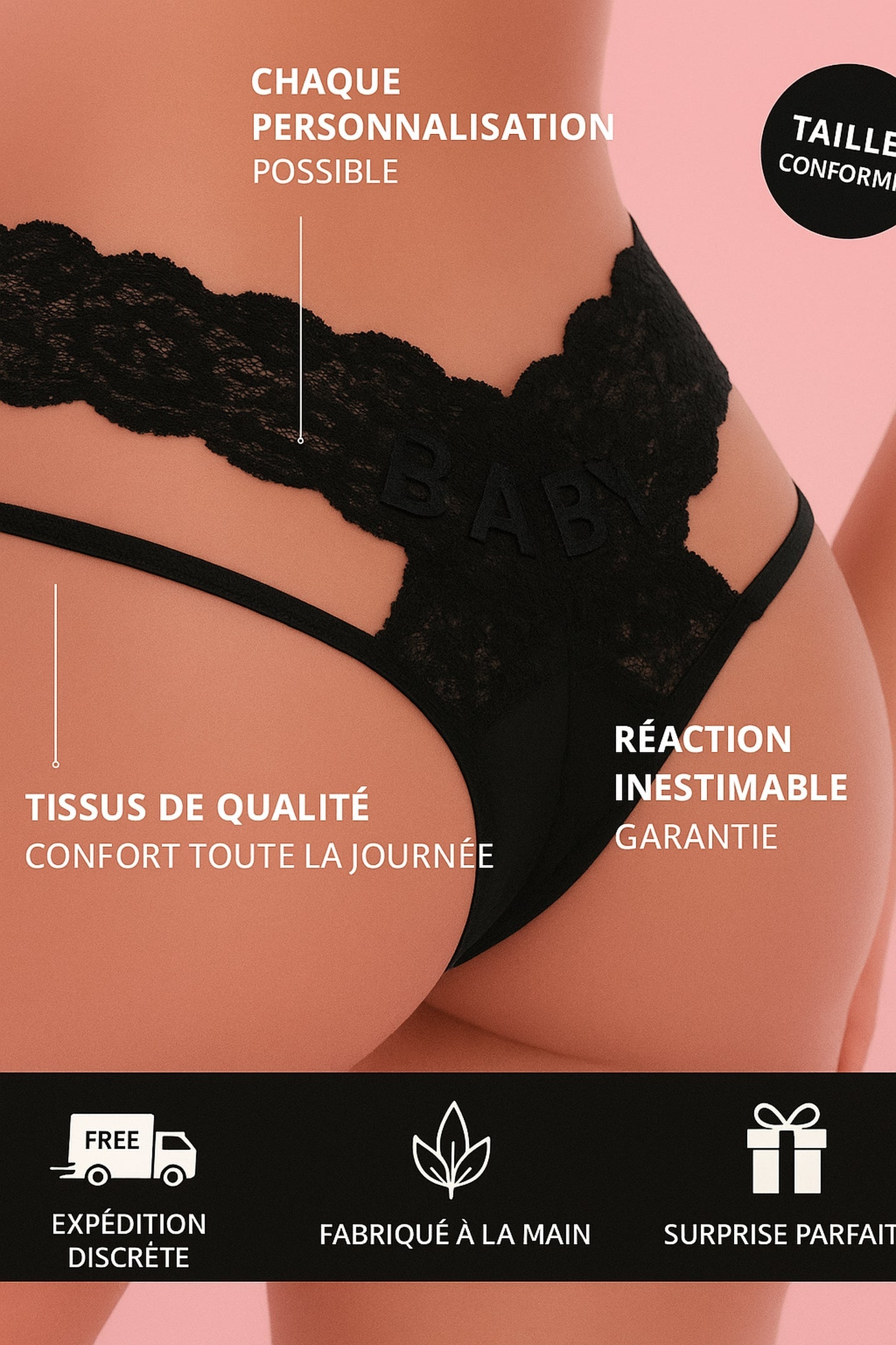 String au design découpé séduisant